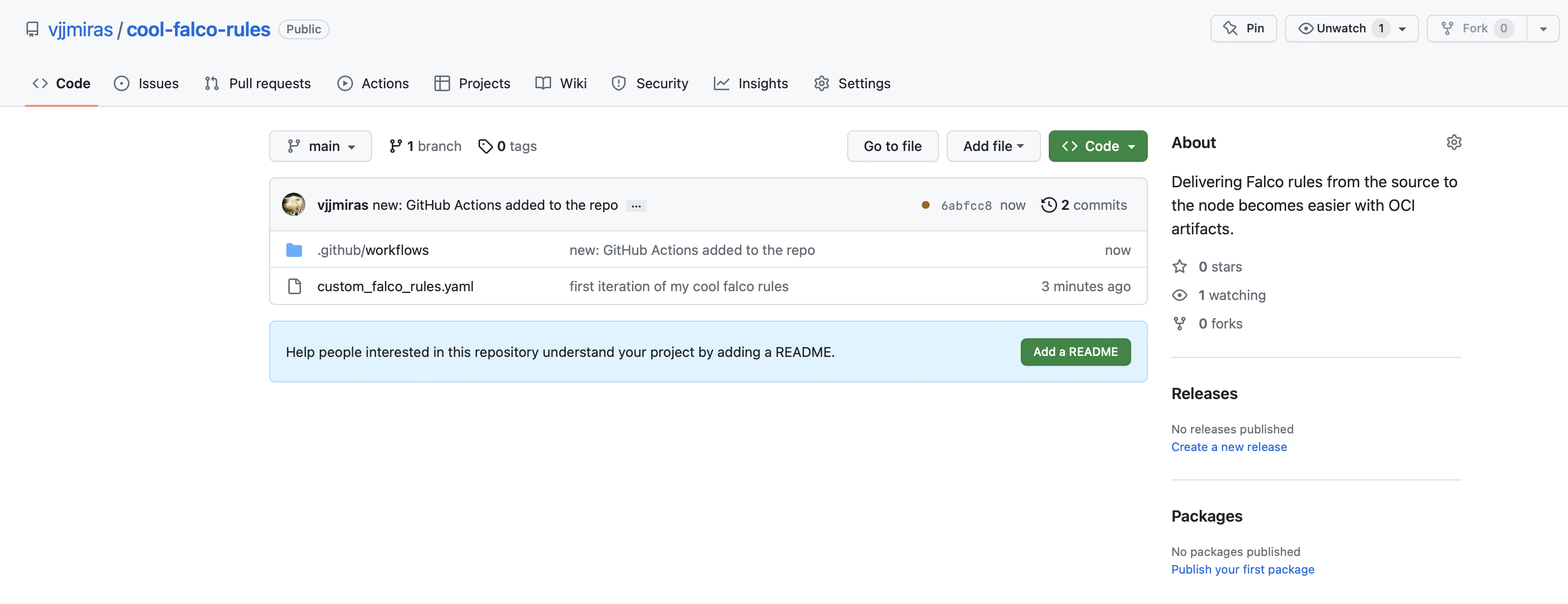 Upload commits to your GitHub repository